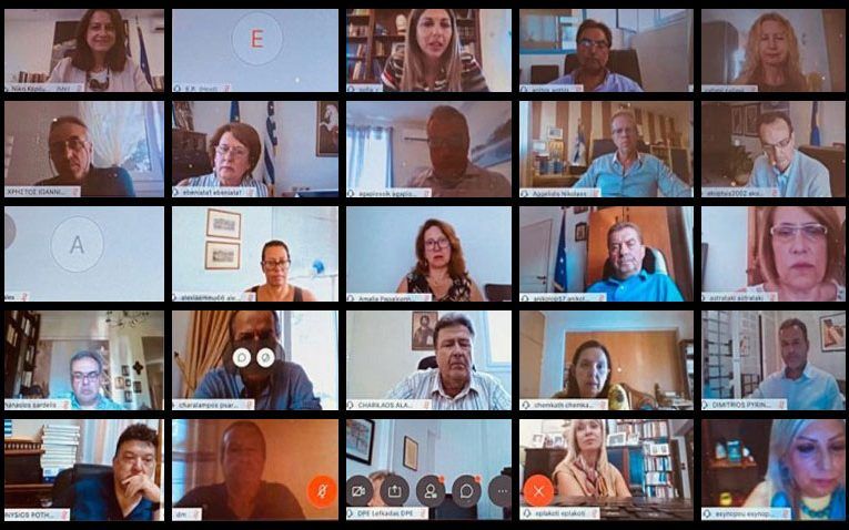 Τηλεδιάσκεψη ηγεσίας Υπουργείου Παιδείας με Περιφερειακούς Διευθυντές και νέους Διευθυντές Εκπαίδευσης