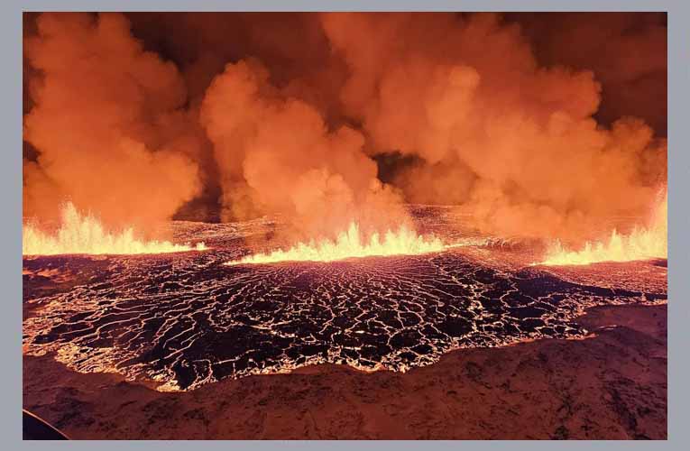 Ισλανδία: Εξερράγη το ηφαίστειο στη χερσόνησο Ρέικιανες για έβδομη φορά από το 2021
