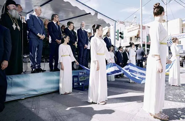 Μήνυμα Μητσοτάκη για την 28η Οκτωβρίου στην παρέλαση στο Περιστέρι